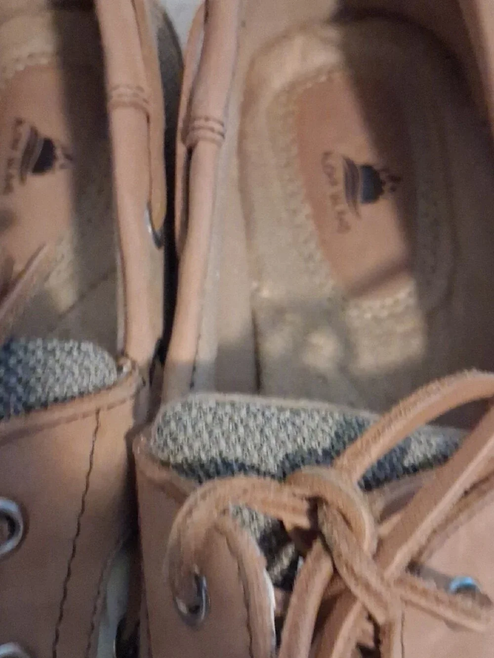 Aloha Island Brown and Cream Leather Boat Shoes